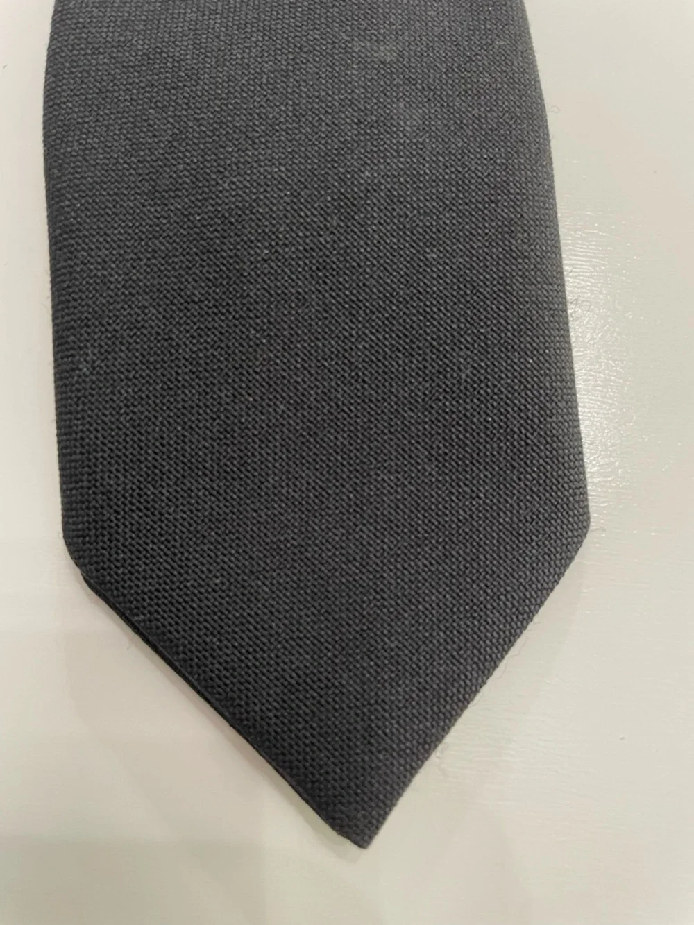 H&M Navy Polka Dot Tie and Black Clip On Tie